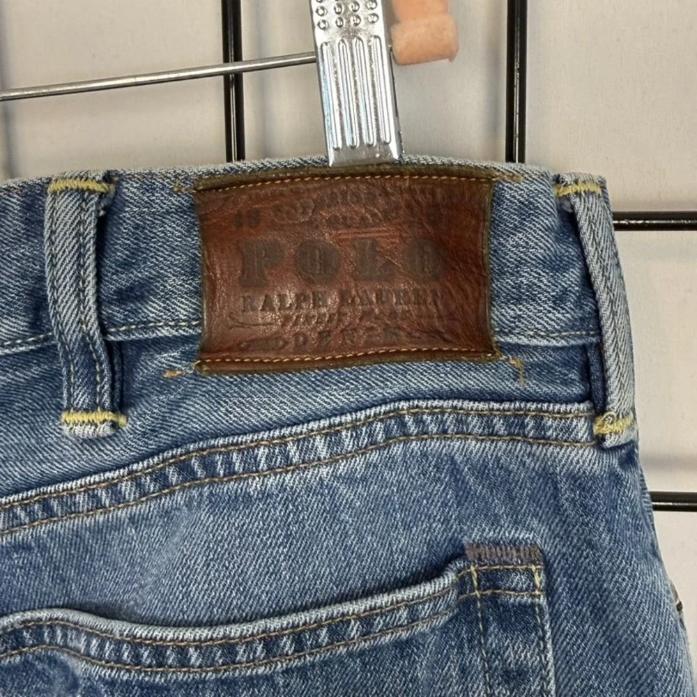 Polo Ralph Lauren 867 Classic Fit Mens Jeans 40x30 Blue Medium Wash Straight Leg